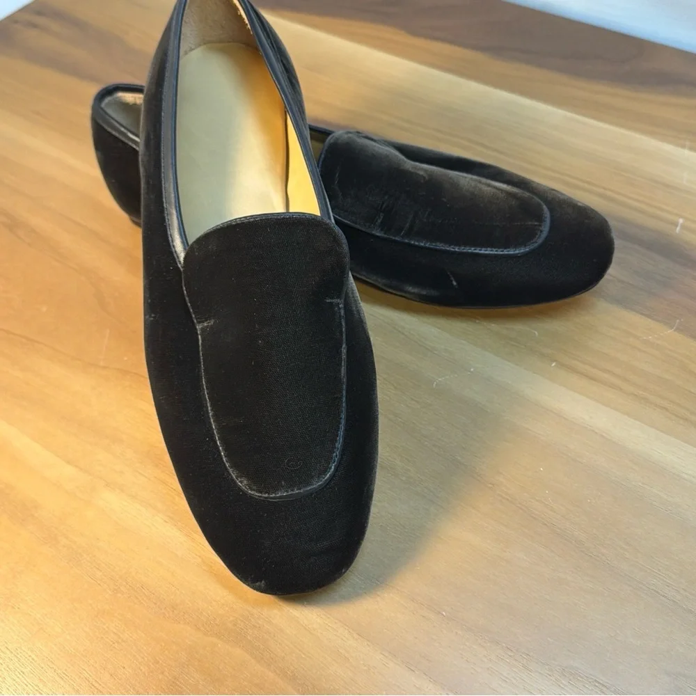 NEW Amorio Jaipur Women Sz 39 Velvet‎ Leather Driving Loafers Brown Elegant Boho
